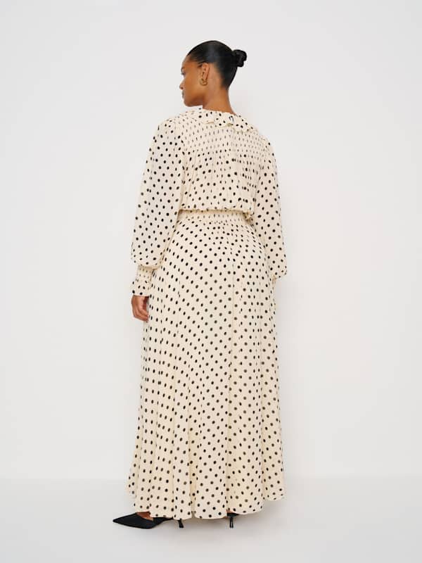 Brown Sugar Ruffle Dress Es - Sugar Dot