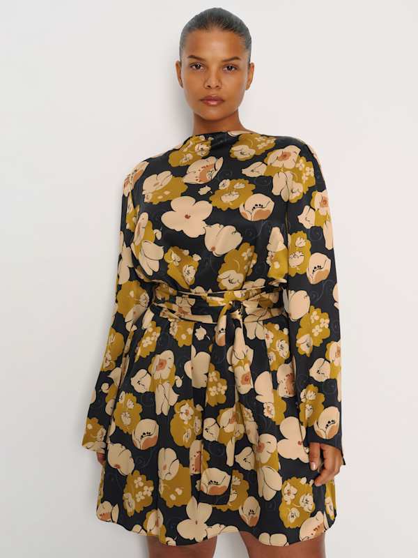 Astrid Silk Dress Es - Kiki