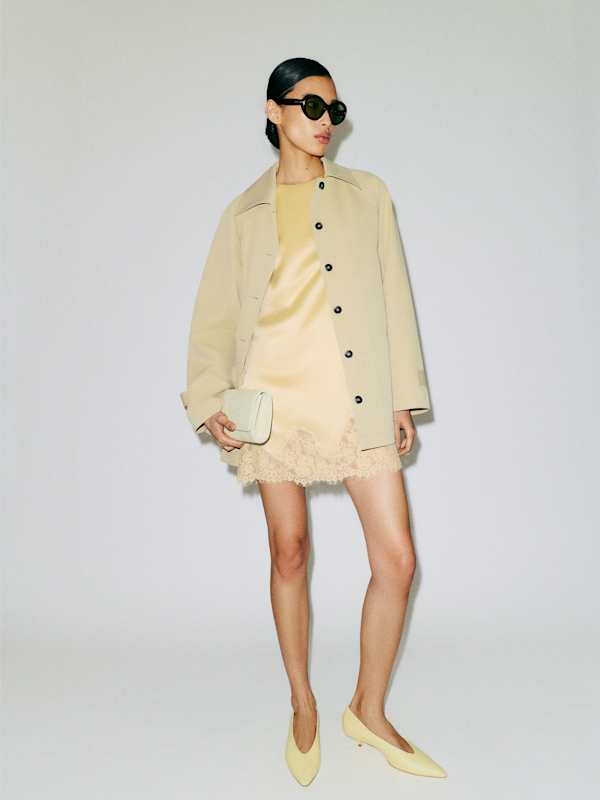 Jessalyn Silk Dress - Blonde