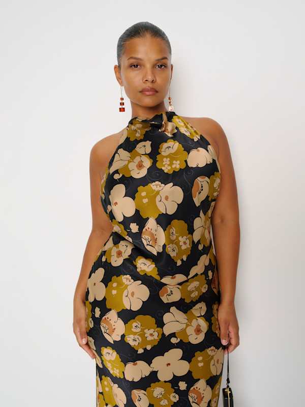 Bianca Silk Dress Es - Kiki