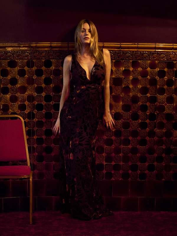 Petites Hugo Dress - Moody Burnout