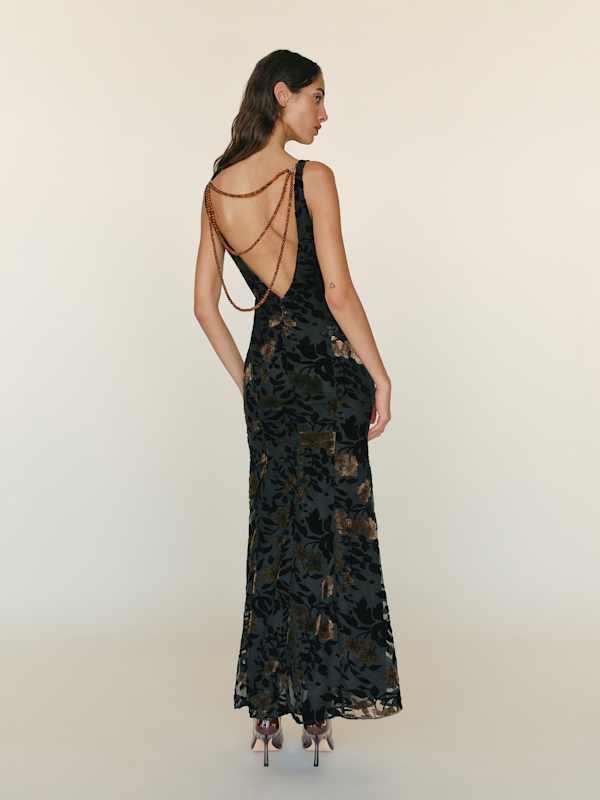 Petites Hugo Dress - Moody Burnout