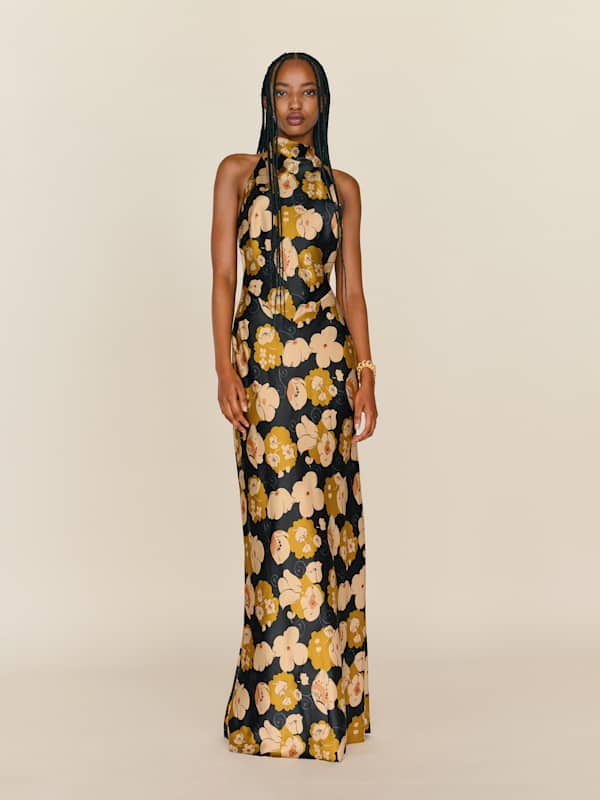 Petites Bianca Silk Dress - Kiki