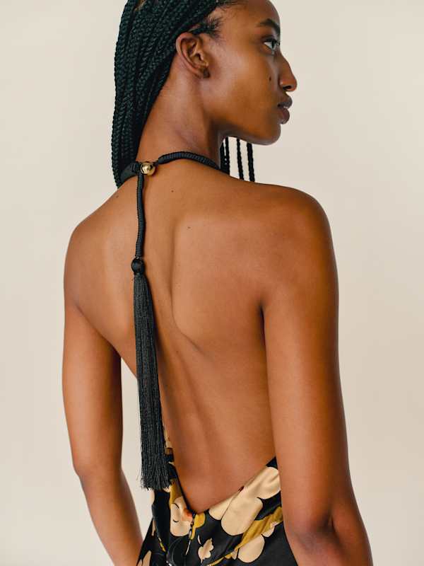 Petites Bianca Silk Dress - Kiki