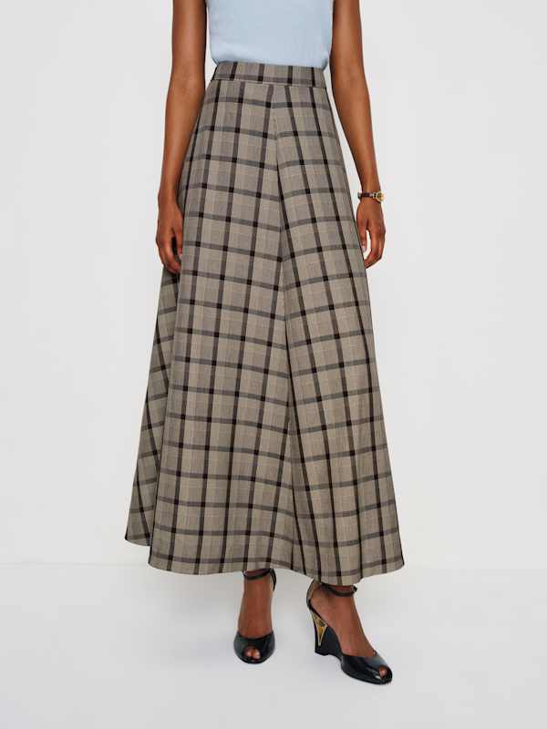 Petites First Light Skirt - Plaid