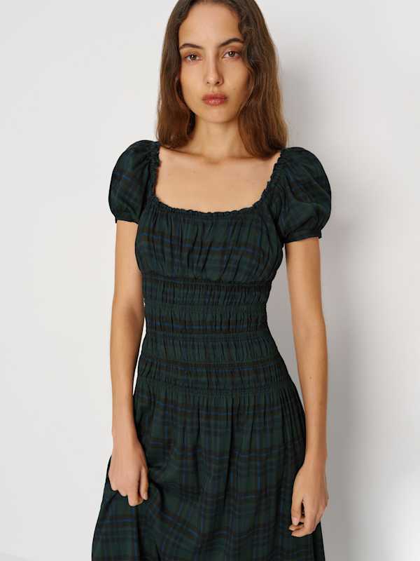 Robe Riva - Forest Plaid