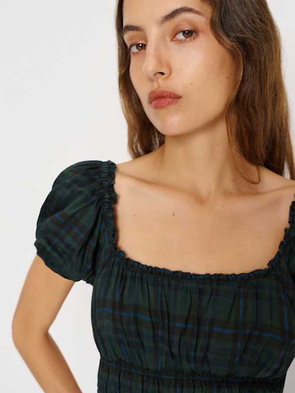 Robe Riva - Forest Plaid