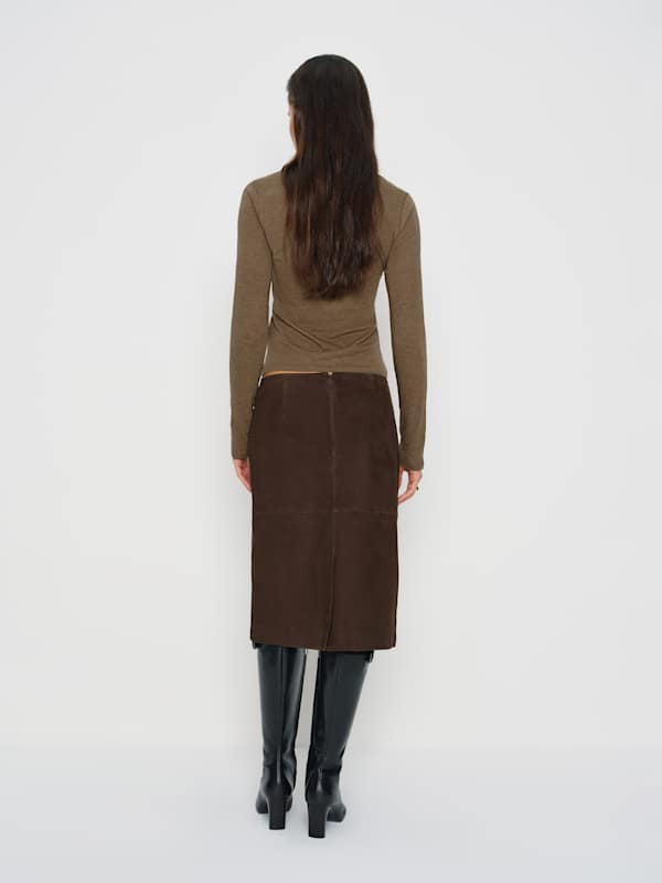 Jenna Long Sleeve Tee - Mixed Nuts