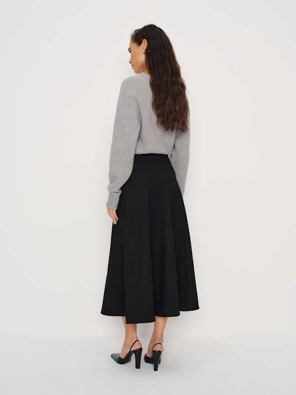 Lily Knit Skirt - Black