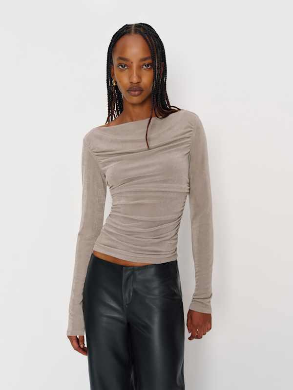 Berlin Knit Top - Grey