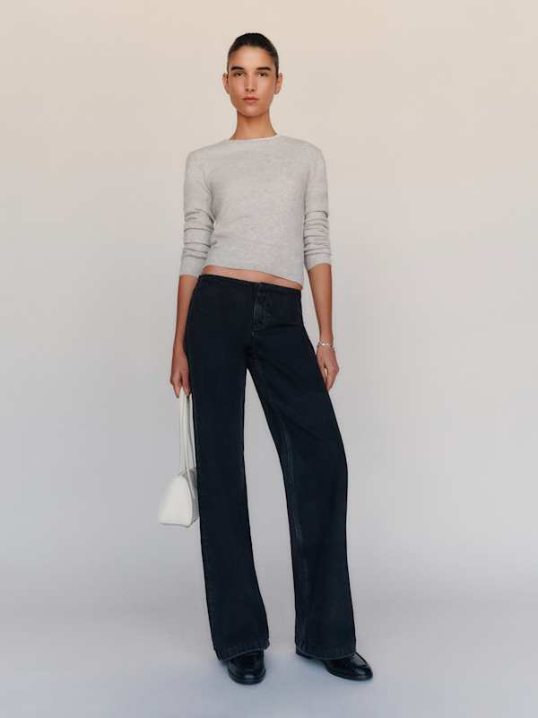 Jean large stretch taille basse Talissa - Nicoya