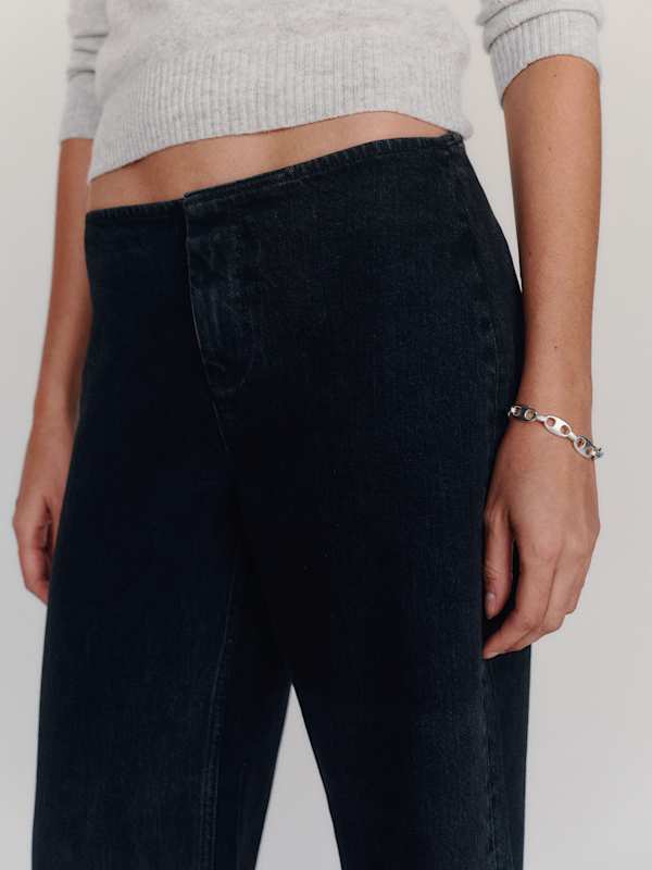 Jean large stretch taille basse Talissa - Nicoya