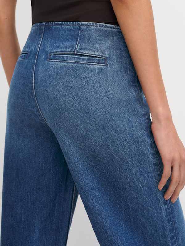 Talissa Stretch Low Rise Trouser Wide Leg Jeans - Pyramid