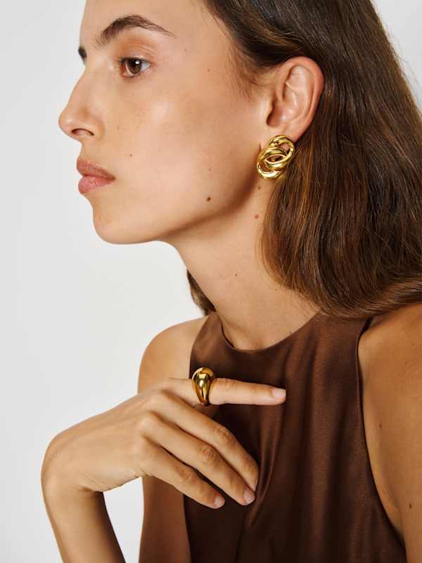 Joan Earrings - Gold