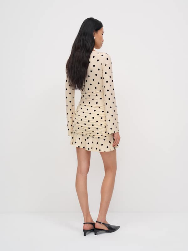 Brielle Knit Dress - Sundae Dot