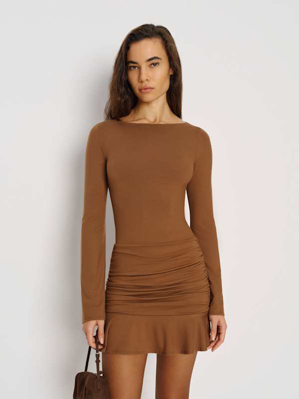 Brielle Knit Dress - Toffee