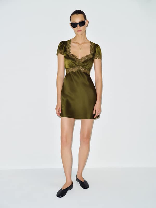 Romi Silk Dress by Reformation