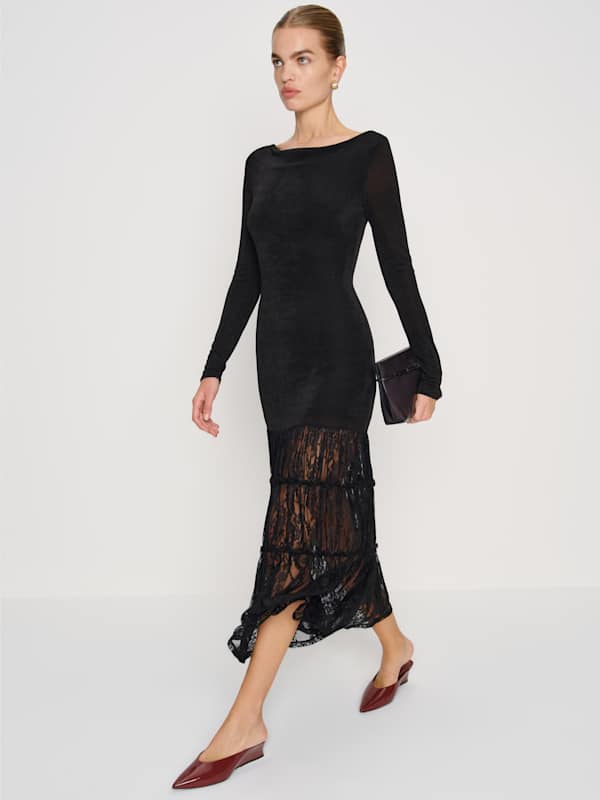 Renee Knit Dress - Black