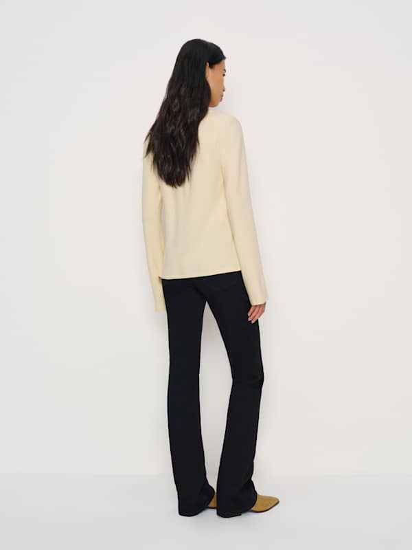 Millie Knit Top - Custard