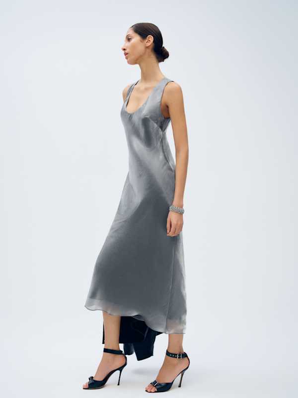 Soleia Dress - Chrome