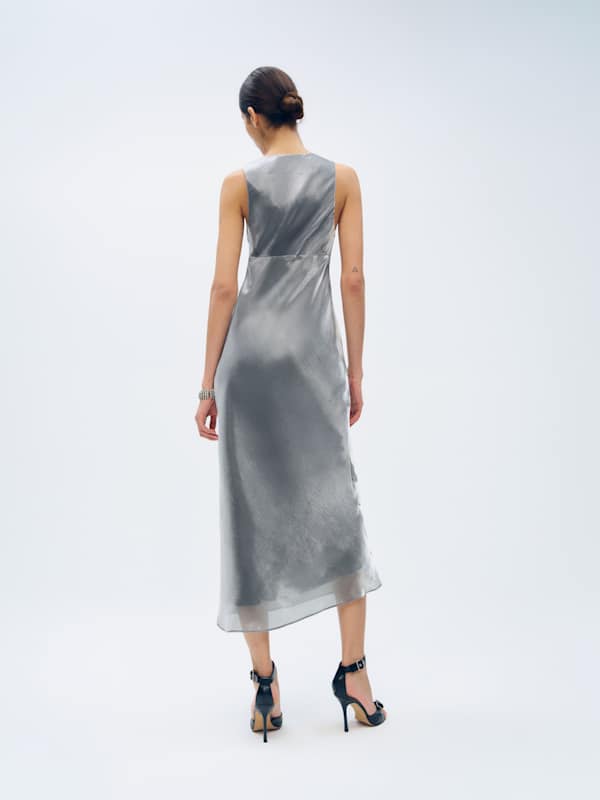 Soleia Dress - Chrome