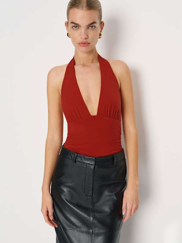 Kya Knit Bodysuit - Sangre