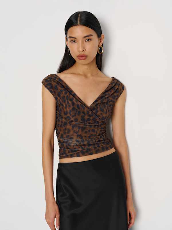Lauryn Knit Top - Panther