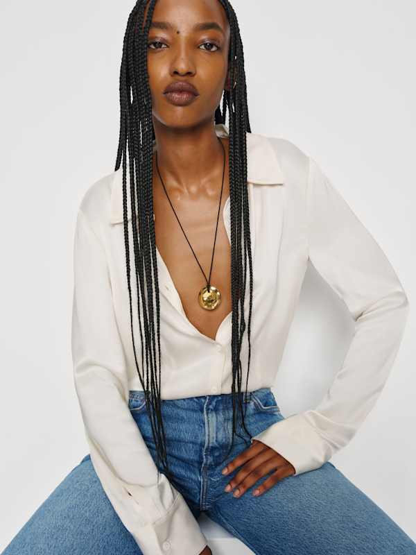 Estelle Necklace - Gold Black