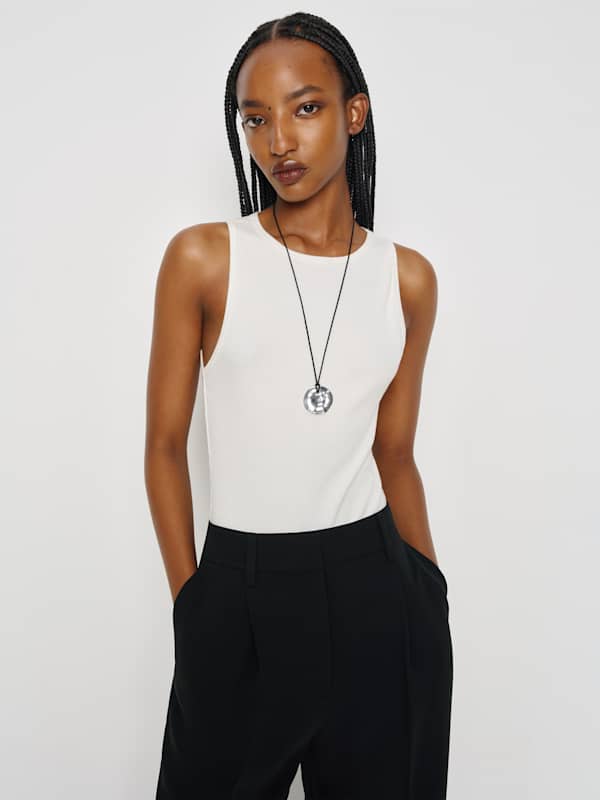 Estelle Necklace - Silver Black