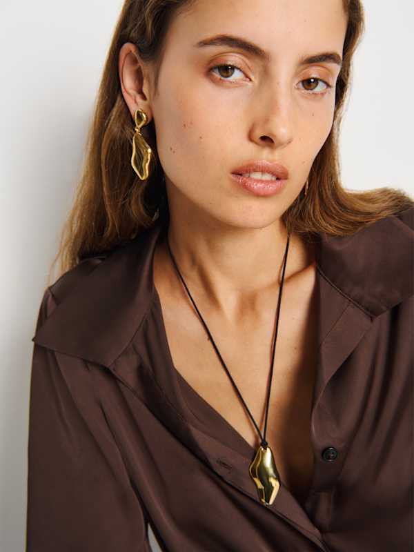 Carmel Drop Earrings - Gold