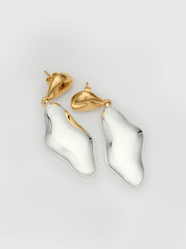 Carmel Drop Earrings - Gold Silver