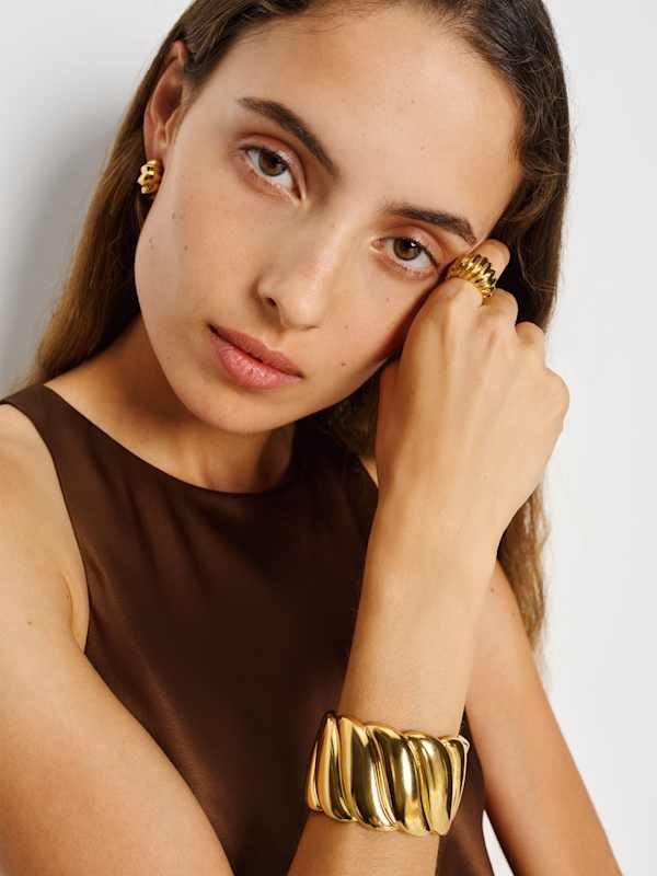 Blanche Cuff - Gold
