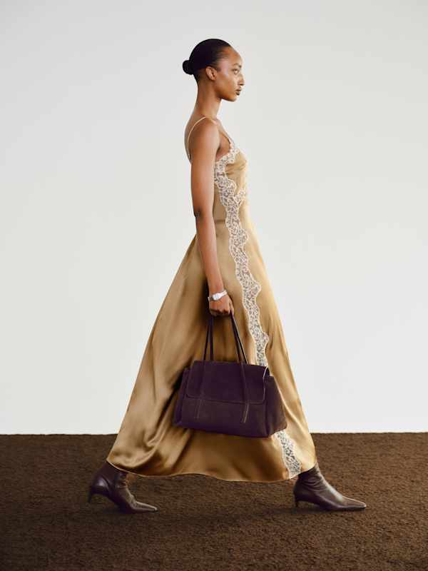 Ericka Silk Dress - Riesling