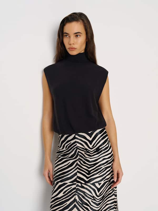 Emmeline Knit Bodysuit - Black