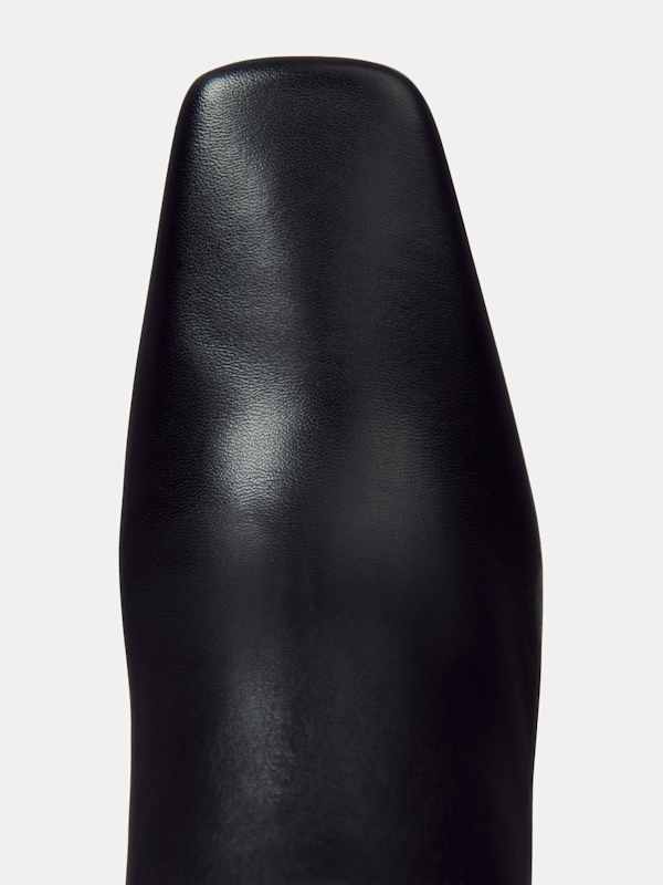 Cuissardes stretch Claudette - Cuir stretch noir