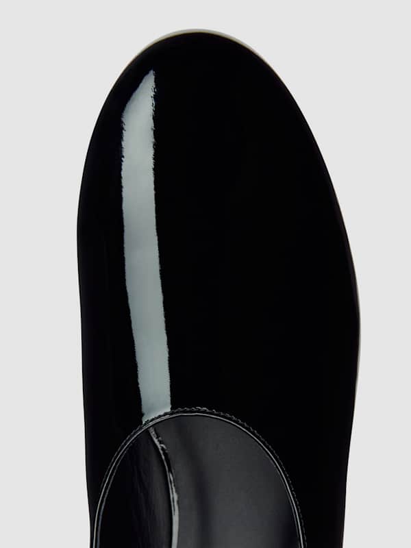 Tia Flat - Black Patent