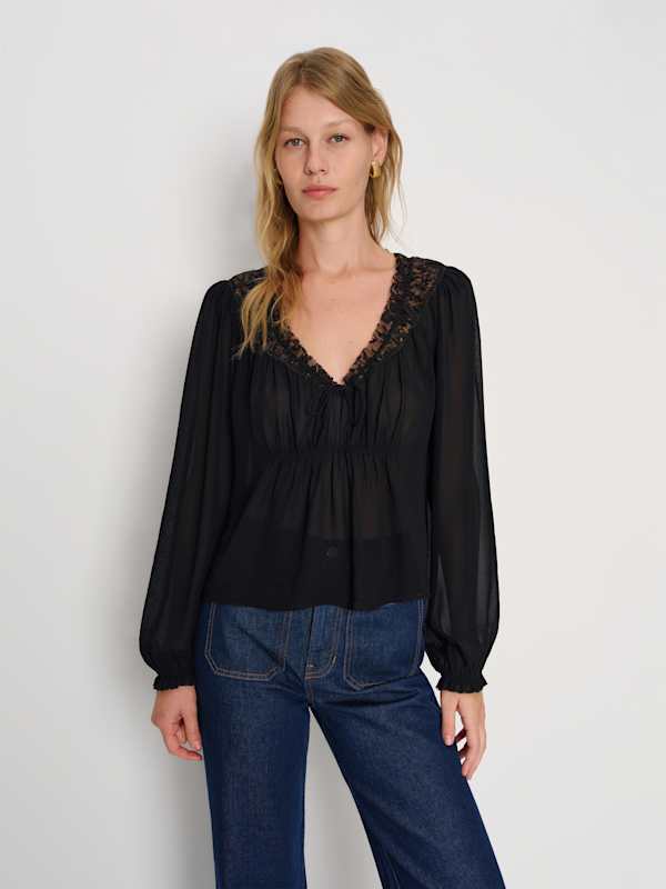 Rosalinda Top - Black