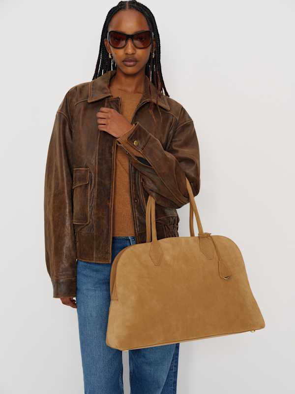 Oversized Seraphina Tote - Bracco Suede
