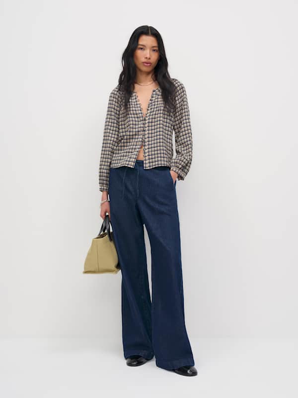 Calia Long Sleeve Top - Beacon Check