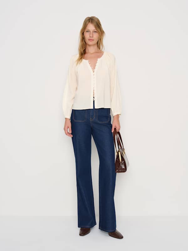 Calia Long Sleeve Top - Cream