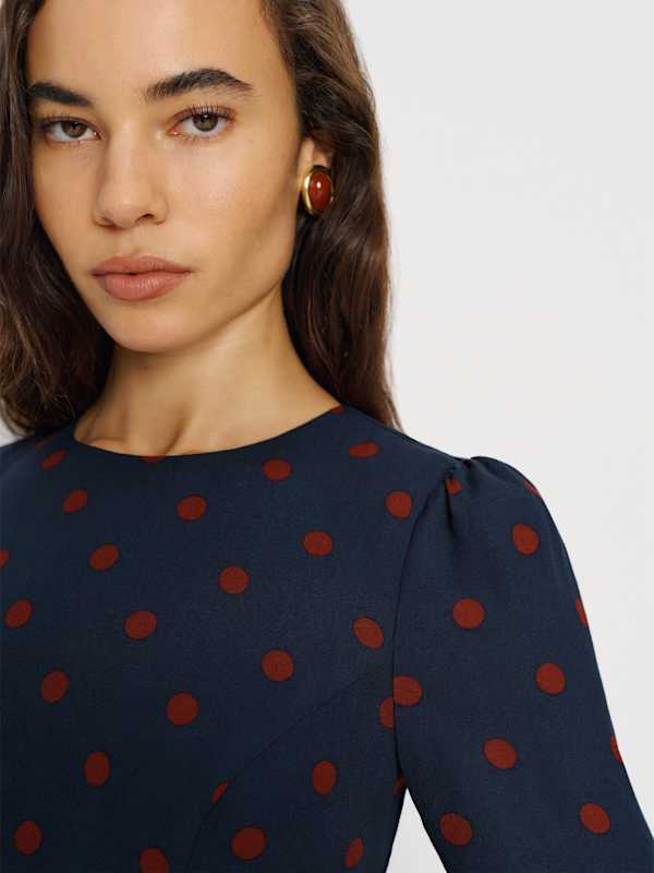 Vaila Dress - Venetian Dot
