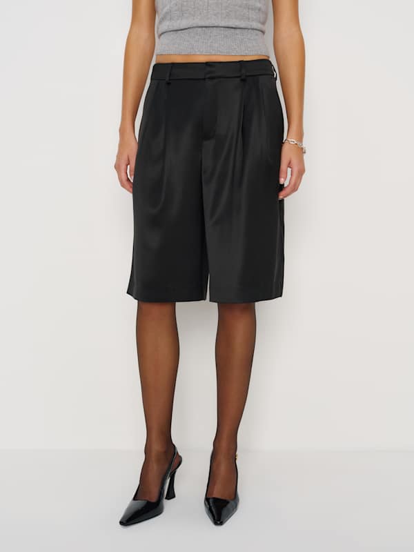 Drew Satin Short - Black