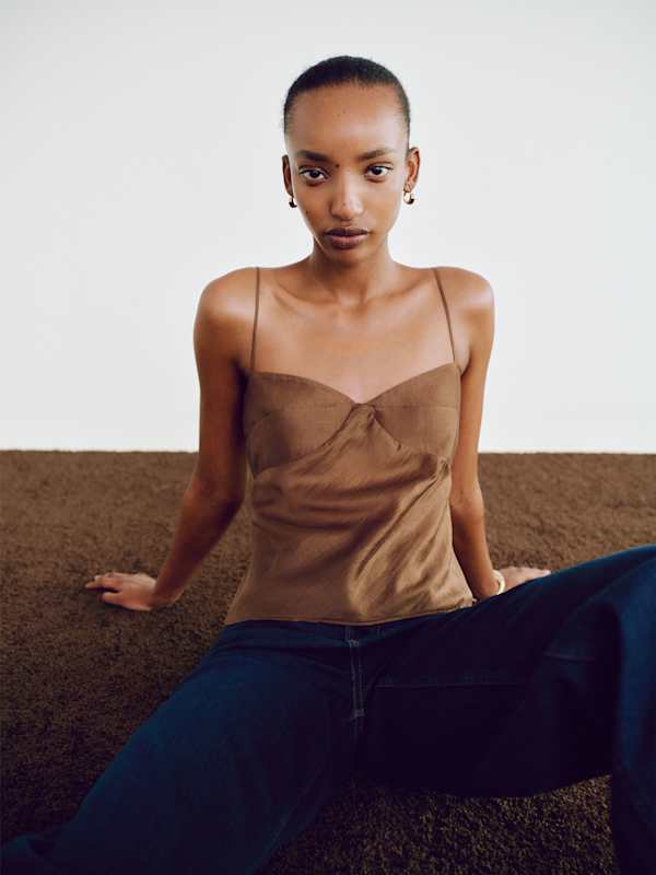 Alouette Top - Brown