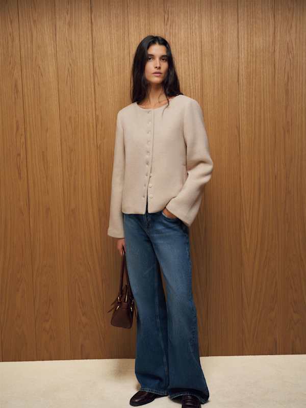 Lucia Wool Jacket - Cream