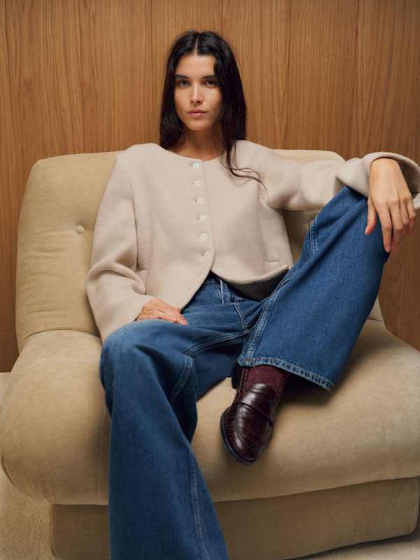 Lucia Wool Jacket - Cream