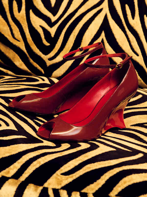 Cheri Wedge - Berry Jam Patent