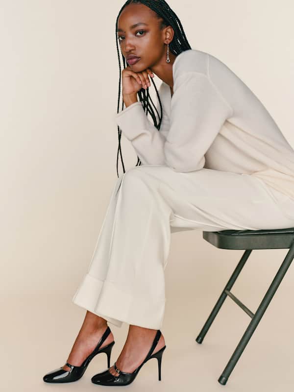 Iris Pump - Black Patent