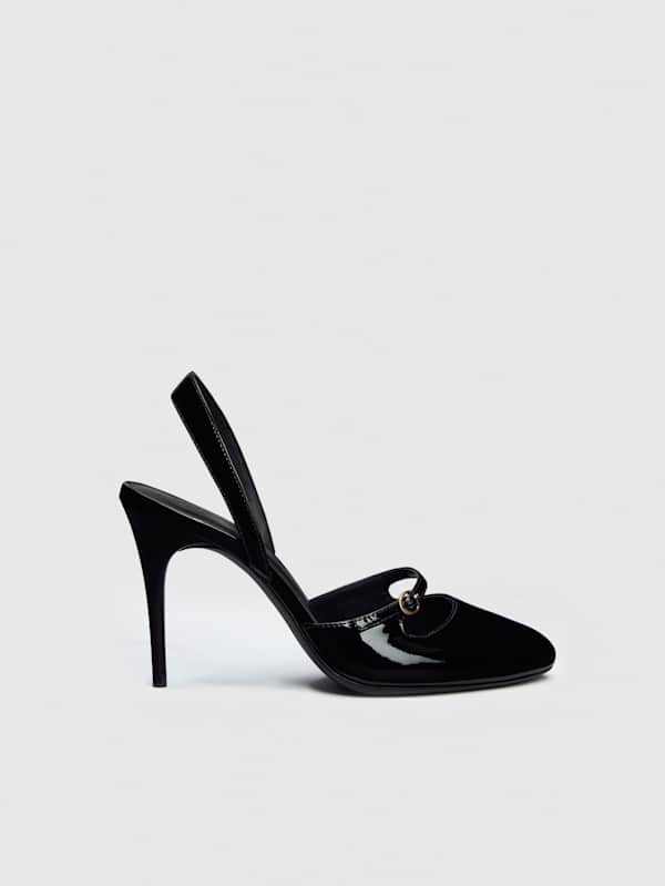 Iris Pump - Black Patent