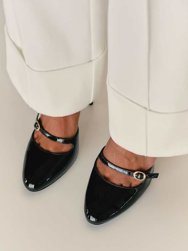 Iris Pump - Black Patent