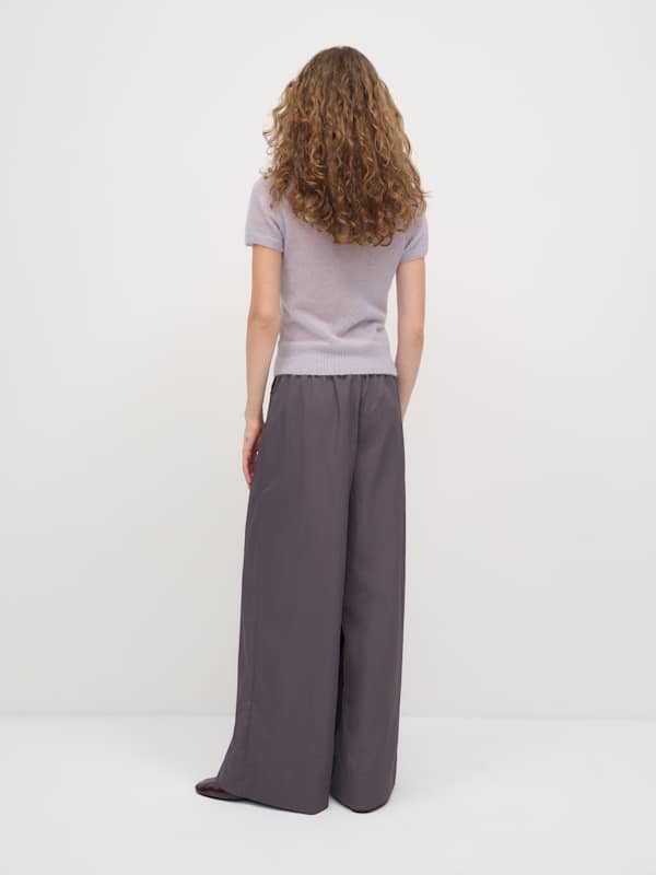 Laurel Sheer Alpaca Mock Neck - Dream